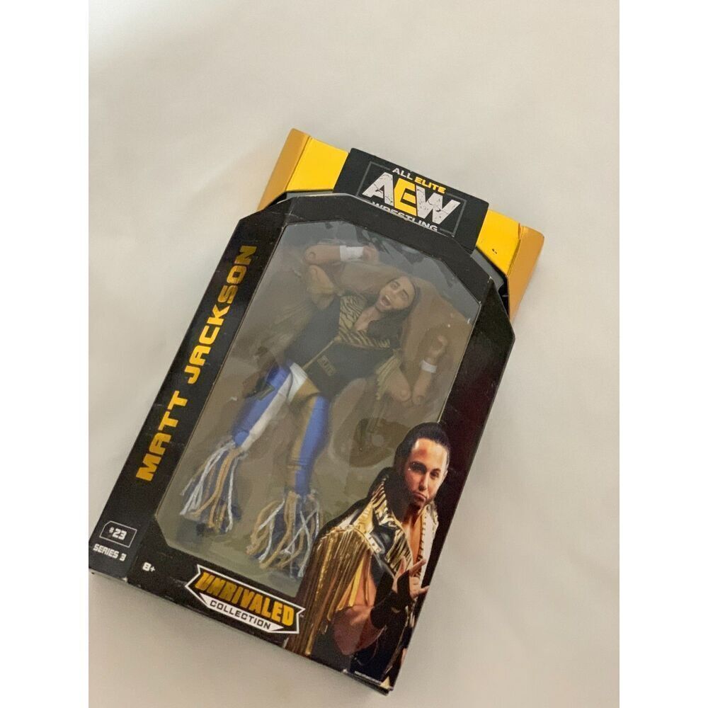 AEW MATT JACKSON Unrivaled Series #3 Figure #23, WRESTLING COLLECTIBLE TOYS